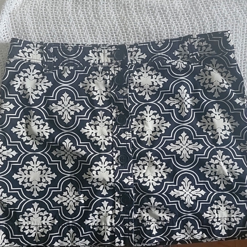 J. Crew button front skirt size 14